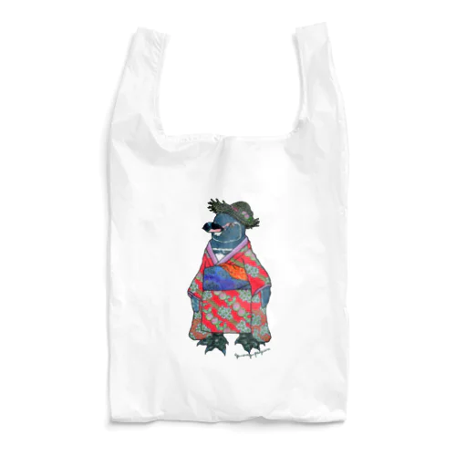 着物ぺんぎん―ガラパゴスと李― Reusable Bag