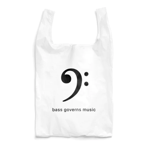 bass governs music 低音（ベース）が曲を決める エコバッグ