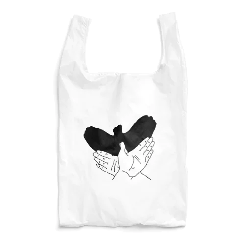 影絵・鳥 Reusable Bag