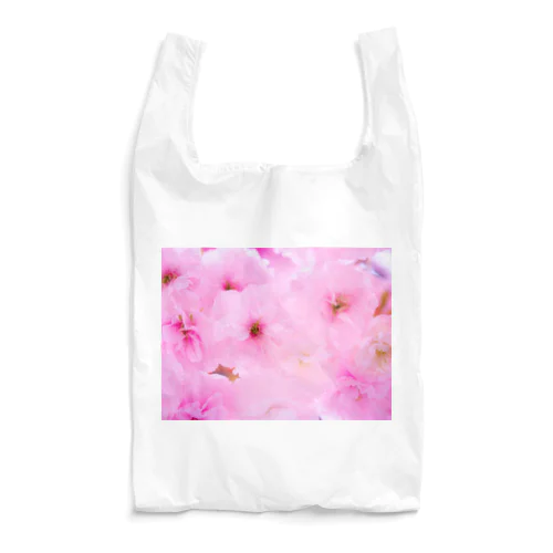 double cherry blossom Reusable Bag