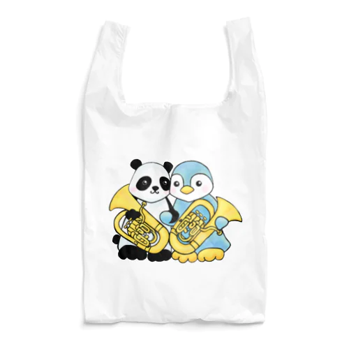 パンダとペンギンと Reusable Bag