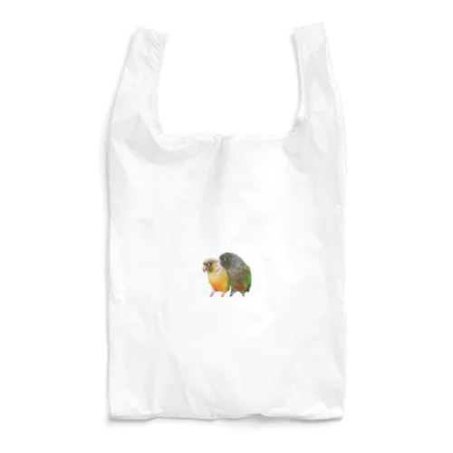 ウロコインコのよもちゃん&らむちゃん☆ Reusable Bag