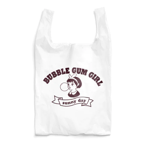 バブルガムガール(リボンVr) Reusable Bag