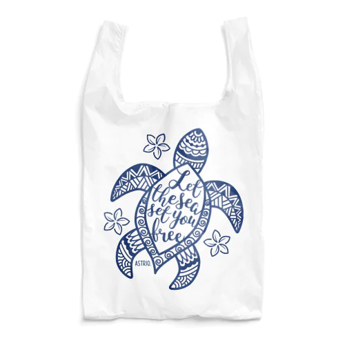 ヘナ柄ウミガメ Reusable Bag