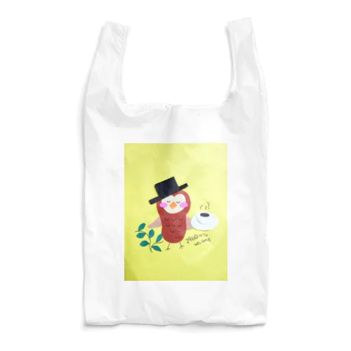 チャリティー【フクロウカフェ】 Reusable Bag