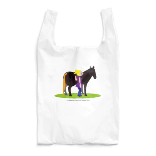 うまのりめいじん①(馬シリーズ） Reusable Bag