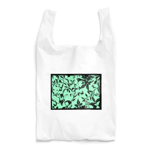 ミントボタニカル総柄 Reusable Bag