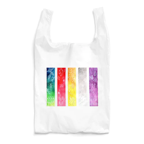 水彩 五色帯 Reusable Bag