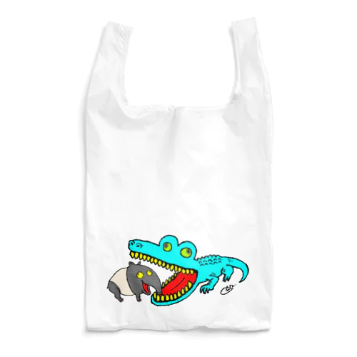 ワニられたバク Reusable Bag