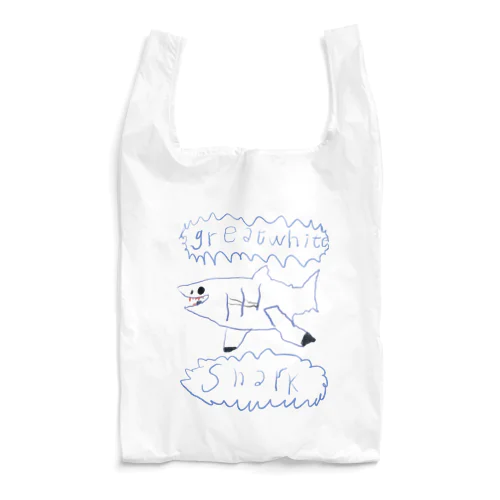 great white shark Reusable Bag