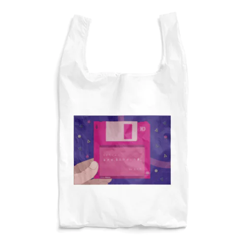 【青春シリーズ】 01.Floppy memory Reusable Bag