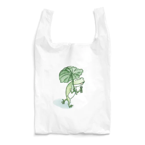 宇田山茶舗(うたやまちゃほ) ごきげんカエル Reusable Bag