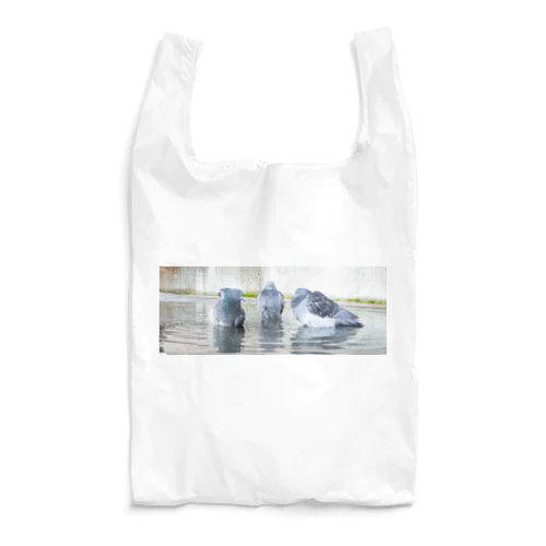 相撲しそうな鳩 Reusable Bag