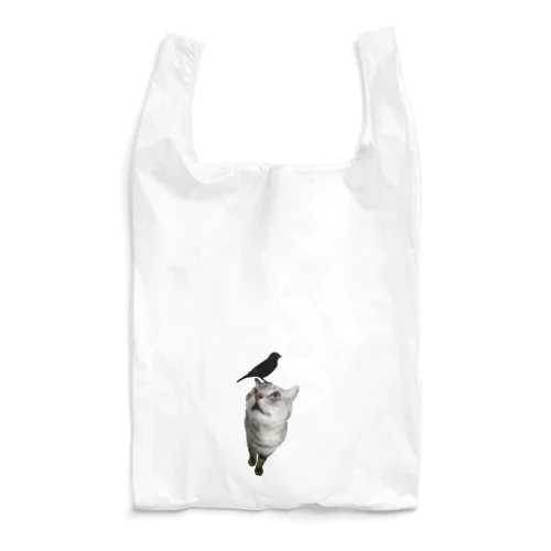 鳥on the猫 Reusable Bag