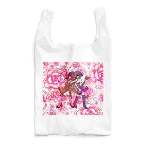 YOU＆ME pink Rose2 Reusable Bag