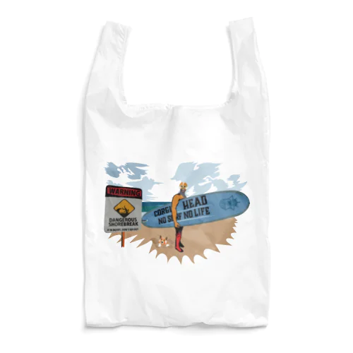 コーギーマスクマンとコーギーマスク Reusable Bag