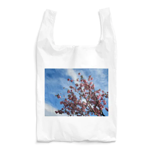 桜と空と雲 Reusable Bag