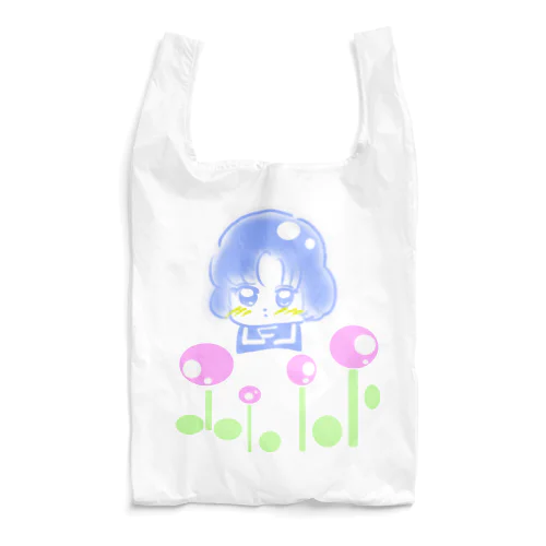 お花と女の子 Reusable Bag