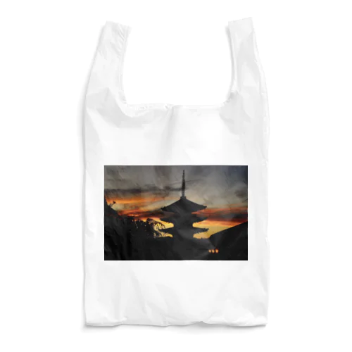 八坂の夕焼け Reusable Bag