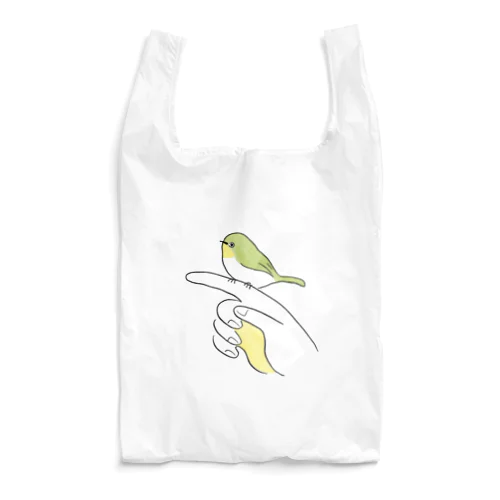 手乗りメジロ Reusable Bag