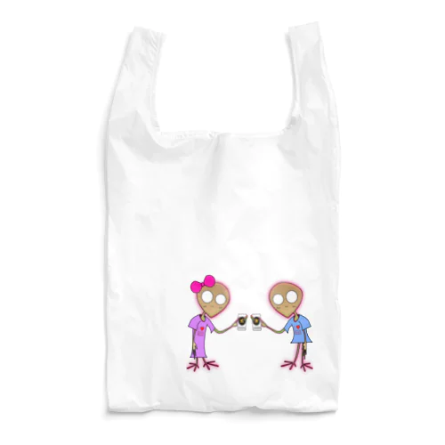 ビール好きな宇宙人 Reusable Bag