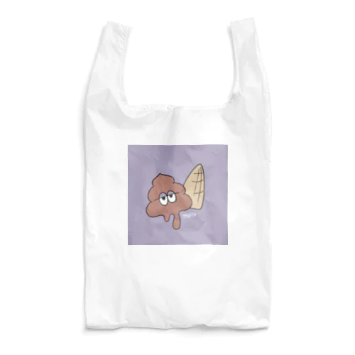 #落ちたソフトクリームｸﾝ Reusable Bag