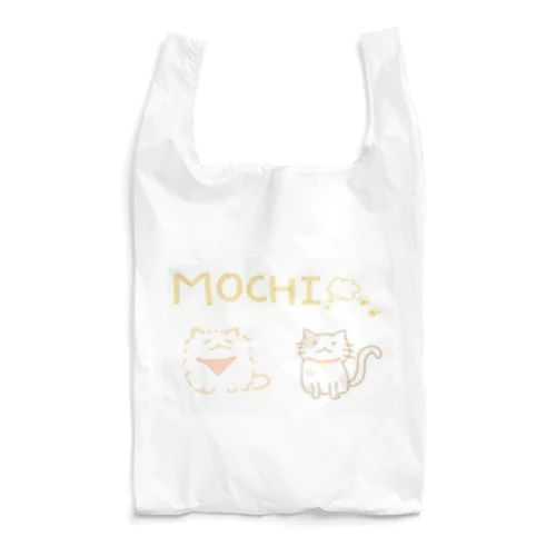 mochi手描きロゴわんにゃん Reusable Bag