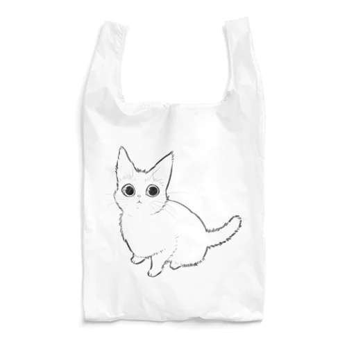 猫のしろしろ Reusable Bag