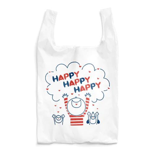 HAPPY HAPPY HAPPY！上を向いて笑おう！ Reusable Bag
