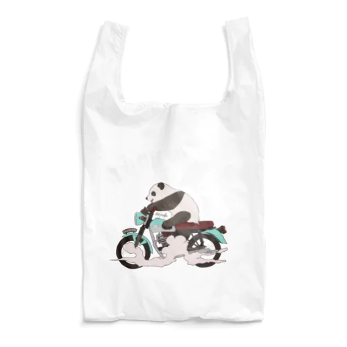 バイク乗りのパンダ Reusable Bag