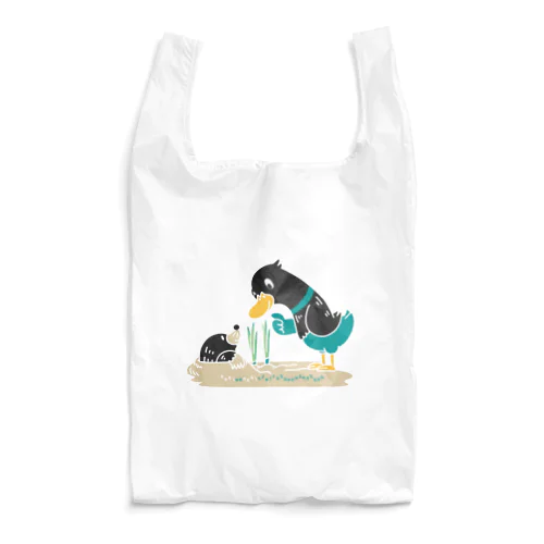 ねぎってる鴨カモ BM 白フチなし  Reusable Bag