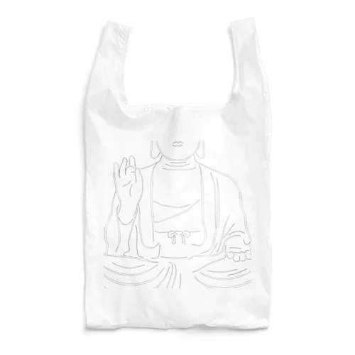 大仏さま白version Reusable Bag