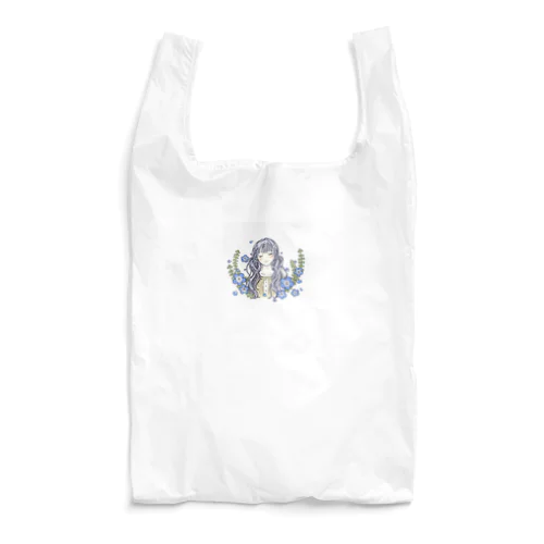 ネモフィラと女の子 Reusable Bag