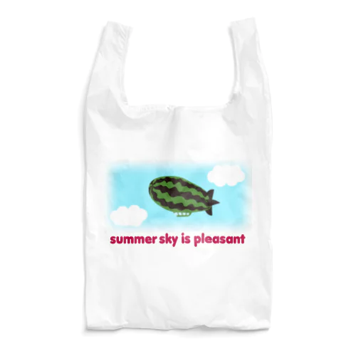 スイカ飛行船 Reusable Bag