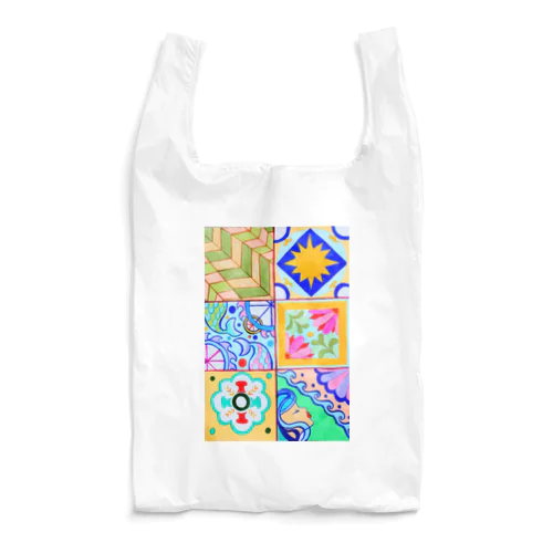 カラフル夏模様 Reusable Bag