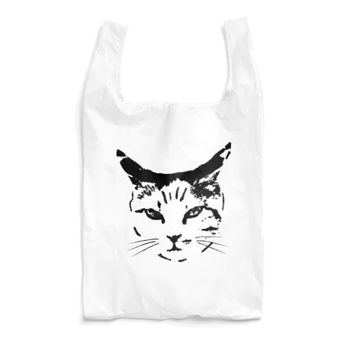 睨んでるネコ Reusable Bag