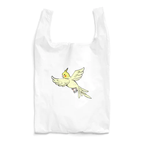 飛ぶオカメインコ Reusable Bag