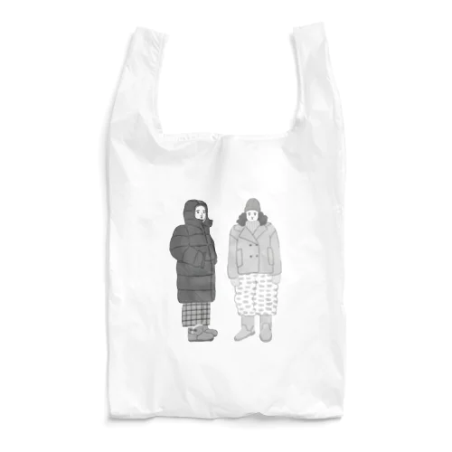 冬の女性たち Reusable Bag