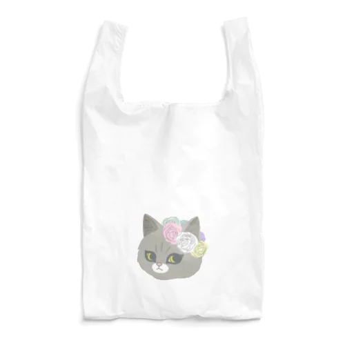 花と猫 Reusable Bag