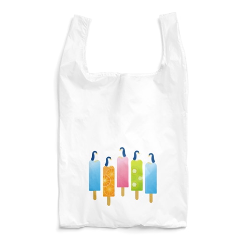 アイスキャンディとぺんぎん Reusable Bag