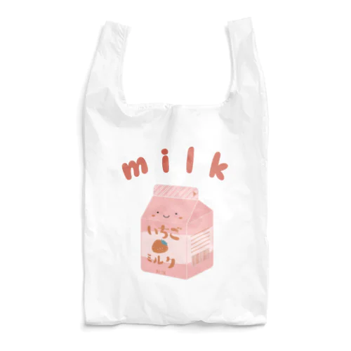 いちごミルク Reusable Bag