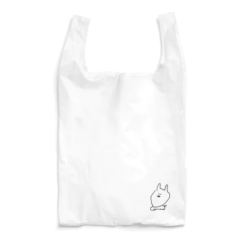 majiで寝落ちる5秒前に描いたうさぎ Reusable Bag