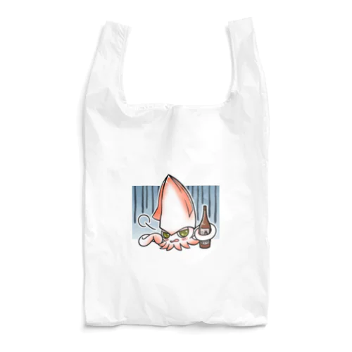 やさぐれイカ Reusable Bag