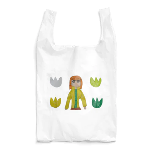 オレンジの髪の女の子 Reusable Bag