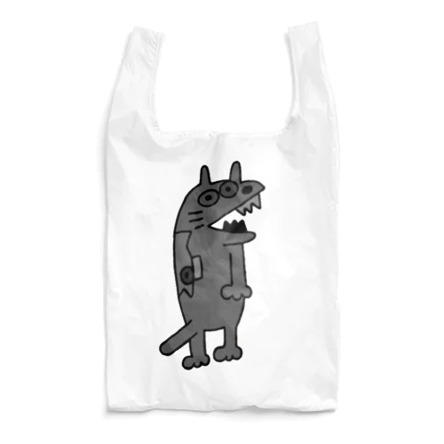 やべえ柄のキテレツねこ（魚柄） Reusable Bag