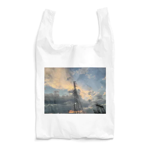 (セール中)Sunset over the tower Reusable Bag