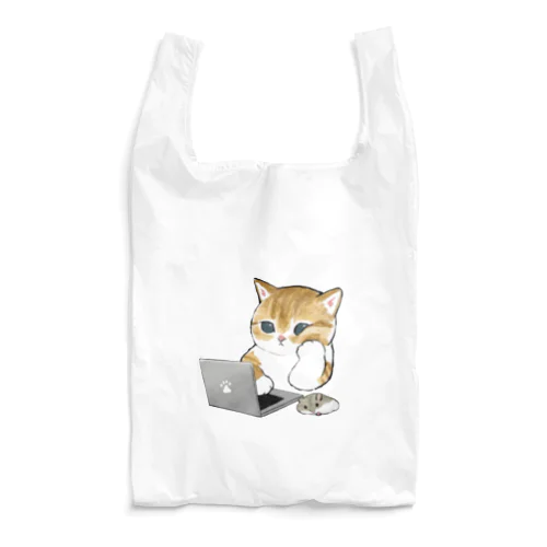 在宅勤務にゃん Reusable Bag