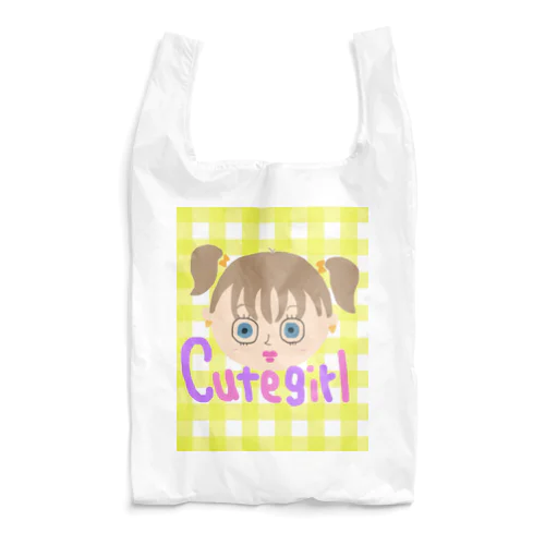 キュートガールチェックver Reusable Bag