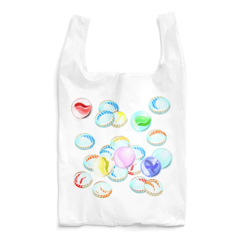 ビー玉とおはじき Reusable Bag