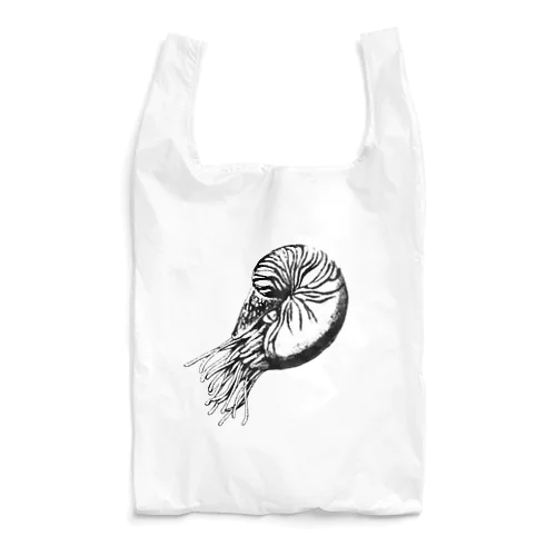 オウム貝（モノクロ） Reusable Bag